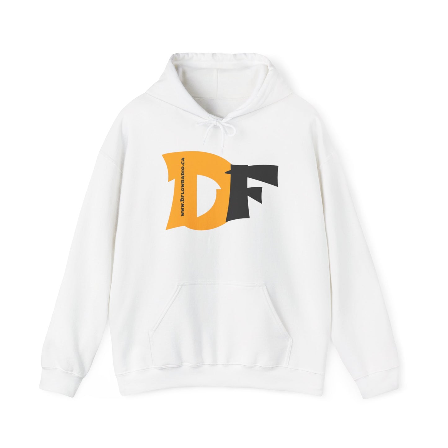 DF Stylish Unisex Hooded Sweatshirt for Cozy Comfort, Perfect for Casual Wear, Gift for Friends, Streetwear, DF Logo Design
