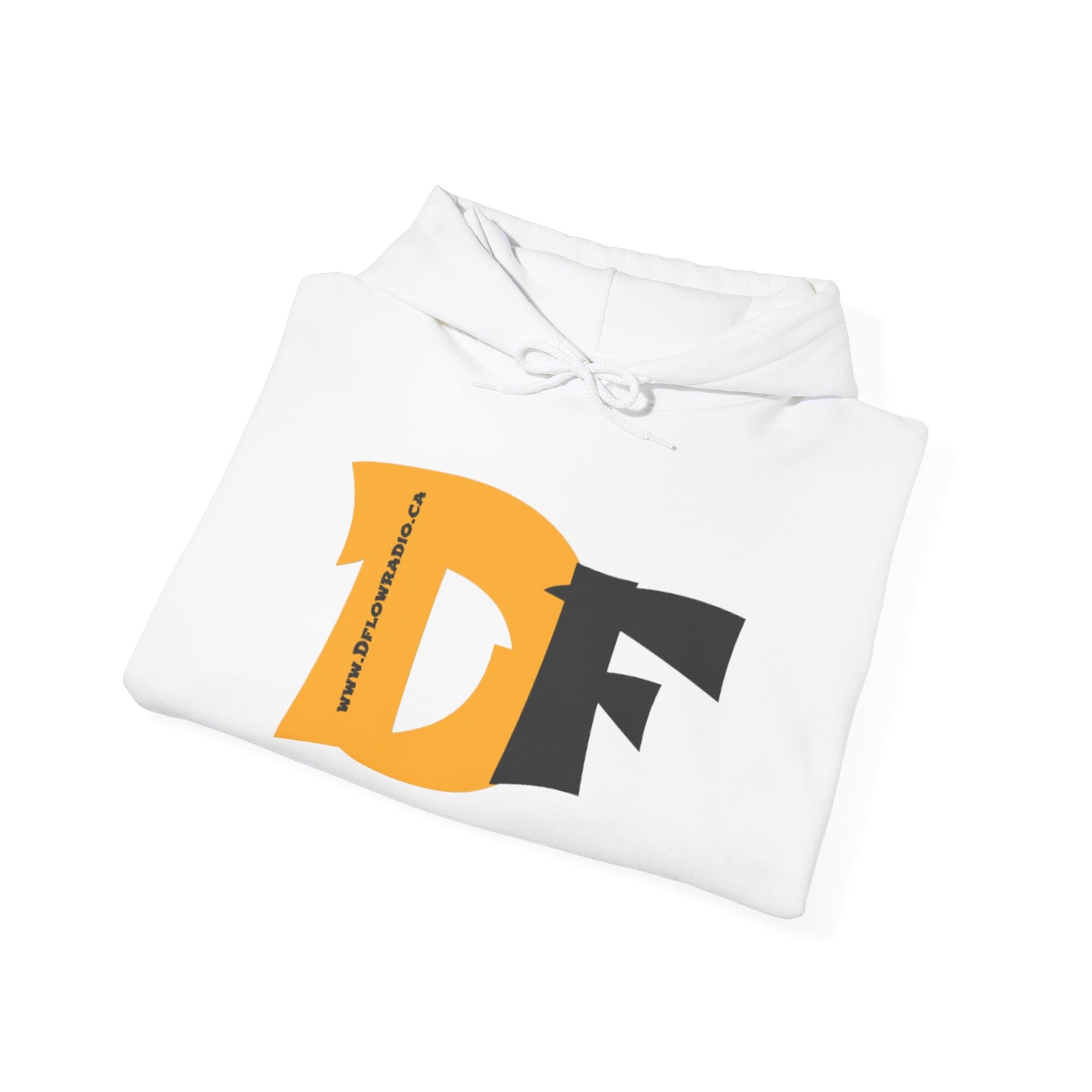 DF Stylish Unisex Hooded Sweatshirt for Cozy Comfort, Perfect for Casual Wear, Gift for Friends, Streetwear, DF Logo Design